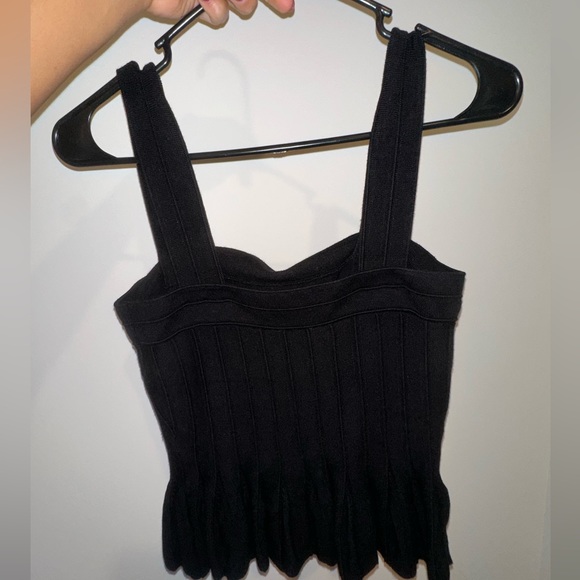 Black sweater tank top Express never warn! - Picture 2 of 5